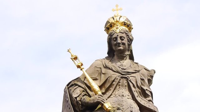 Heilige Kunigunde, Br&uuml;ckenfigur in Bamberg