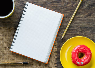 Coffee break with snack