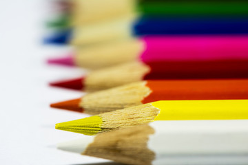 Obraz premium Some colour pencils