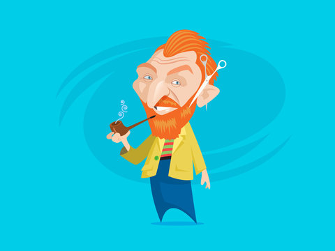 Van Gogh caricature