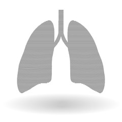 Abstract human lung