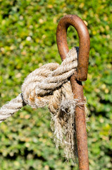 Rope with knot