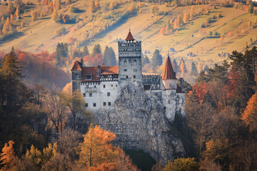 Europe, Transylvania, Romania, 13th century Castle Bran, associated with Vlad II the Impaler, AKA...