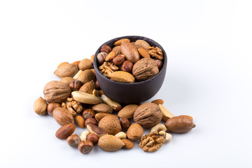 Nuts mix in bowl