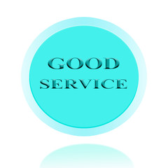 Good Service icon or symbol  image concept design for business and use in company system.
