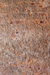 Background of rusty old metal and iron pattern texture, copy space