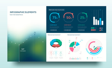 Infographic elements for your projects. Vector
