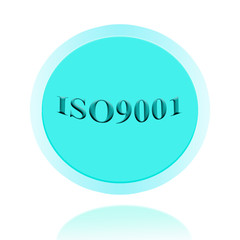 ISO9001 certified  image concept design for business and use in company system.
