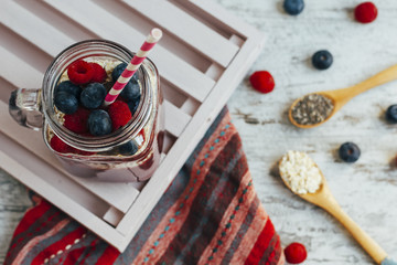 Fresh fruit smoothie