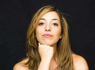 Fototapeta premium Portrait of a beautiful woman