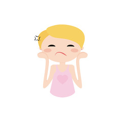 girl expression face