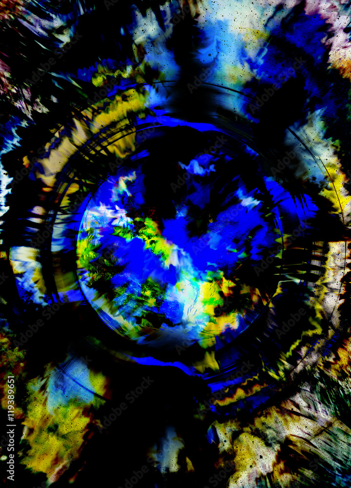 Poster Abstract background and color effect and structure.