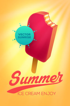 Summer Vector Poster Design