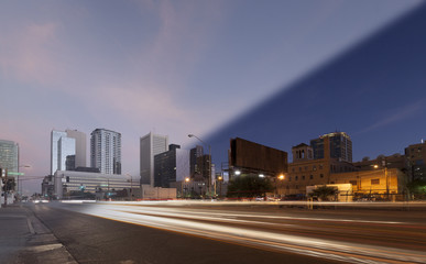 Phoenix Skyline sunset twilight