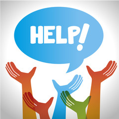 helping hands concept  icon