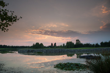 panorami e tramonti sul lago e mare