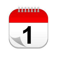 calendar icon 1 blank