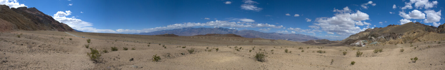 Panorama in der Wüste des Death Valley, Kalifornien