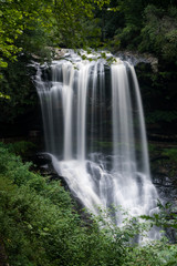 Fototapeta na wymiar Dry Falls Waterfall near Highlands NC