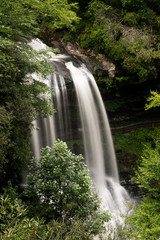Fototapeta premium Dry Falls Waterfall near Highlands NC