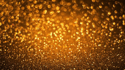 gold glitter bokeh texture abstract background