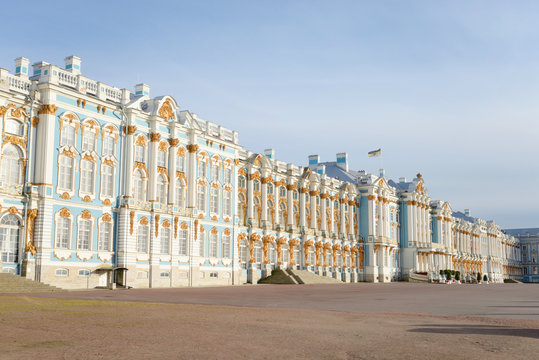 Catherine Palace in Tsarskoe Selo.