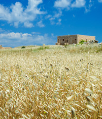 Ruins of old fortress and town in Rethymno