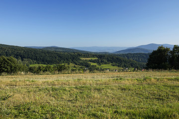 beautiful rural mountain landscape