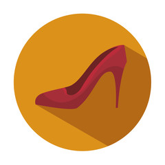shoe fashion woman isolated icon vector illustration design