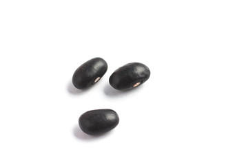 Fototapeta na wymiar Black beans close-up