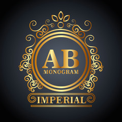 gold frame style isolated icon vector illustration design