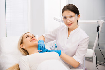 Fototapeta premium beauty facial injections