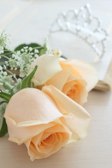 薔薇とティアラ