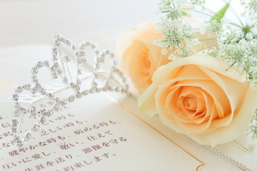 薔薇とティアラ