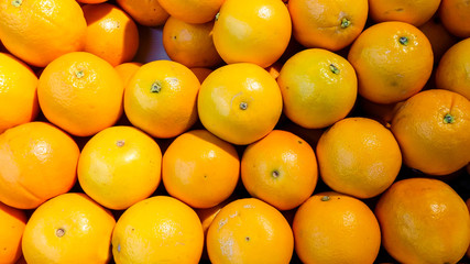 the fresh raw orange