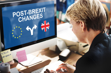 Brexit Bremain UK EU Referendum Concept