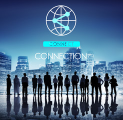 Connection Internet Communication Network Sharing Concept