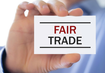 Fair Trade - business concept