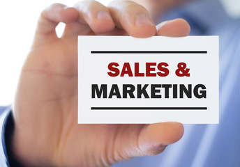 Sales and Marketing - business concept