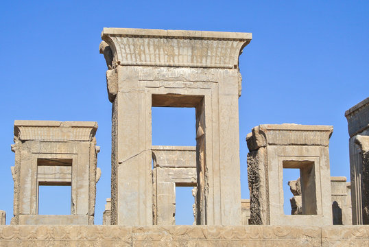 Ruins of the Ancient City of Persepolis in Iran