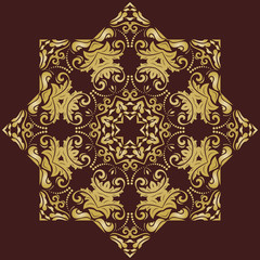 Elegant Ornament in the Style of Barogue