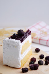 Blueberry cake.