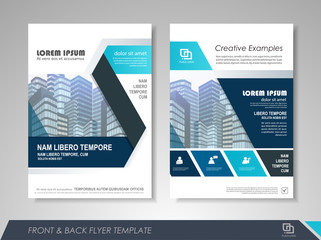 Naklejka premium Brochure Design Template