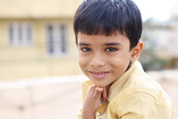 Portrait of Indian Little Boy