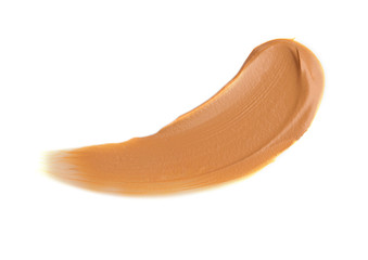 Make up liquid foundation isolated on white