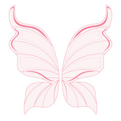 Pink fairy wings