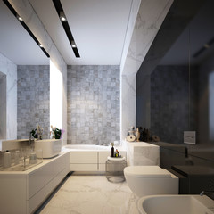 Bathroom in modern style
