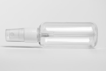 Plastic  spray bottle isolated on white
