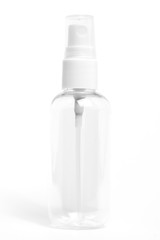 Plastic  spray bottle isolated on white
