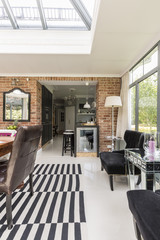 Glass ceiling home